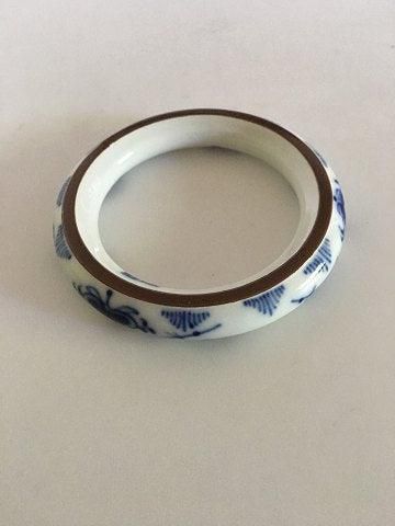 Antique Royal Copenhagen Blue Fluted Porcelain Bracelet