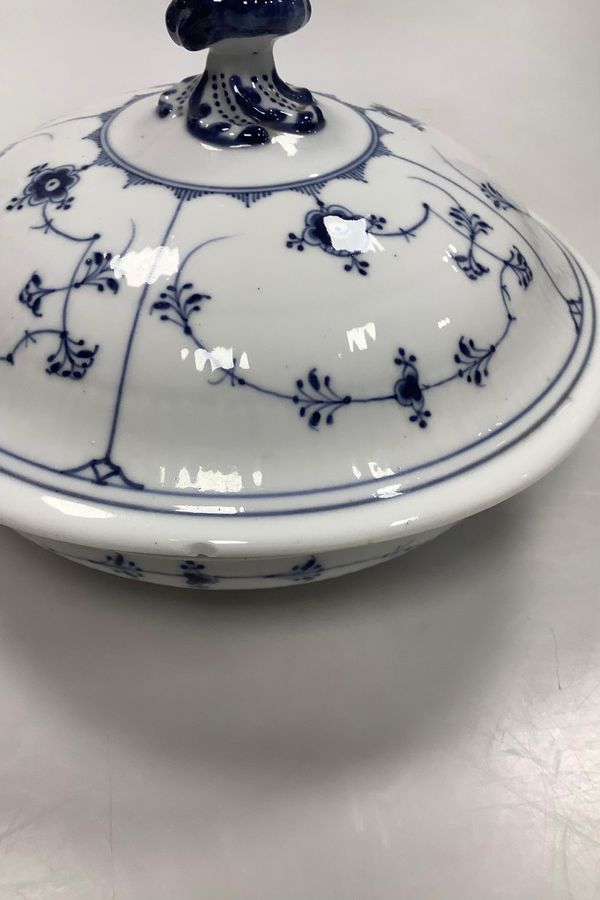 Antique Royal Copenhagen Blue Fluted Fluted Bowl with lid No 397