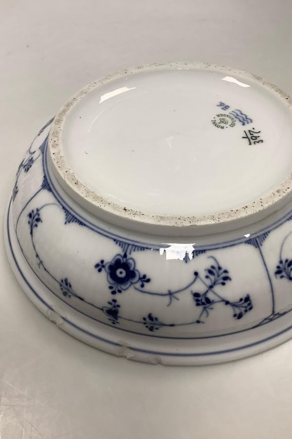 Antique Royal Copenhagen Blue Fluted Fluted Bowl with lid No 397