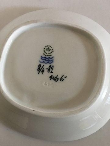 Antique Royal Copenhagen Dish with Green Leaf Motif from 1982 by Andy CT