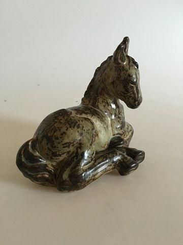 Antique Royal Copenhagen Stoneware Figurine of Foal figurine No 21516