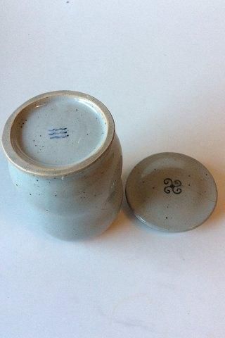Antique Royal Copenhagen Stoneware pot with lid