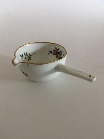 Antique Royal Copenhagen early sauce bowl with handle from 1870's.