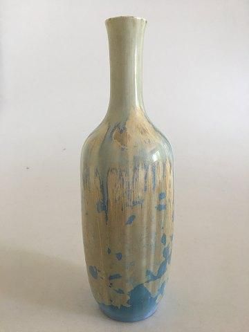 Antique Royal Copenhagen Unique Vase in Crystalline Glaze by Valdemar Engelhardt