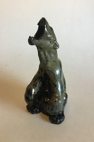 Antique Royal Copenhagen Unique Figurine of Roaring Polar Bear No 502