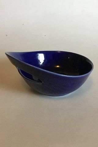 Antique Rorstrand Blå Eld / Blue Fire Serving Bowl with Handle