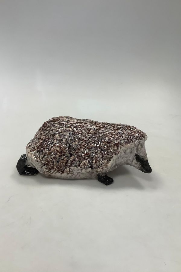 Antique Rørstrand Stoneware Figurine of Hedgehog Sweden
