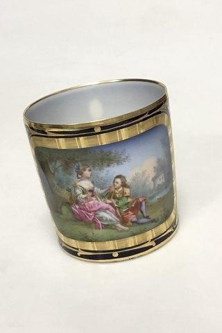 Antique A Sevres Porcelain Cabinet Cup and Saucer, 1844.