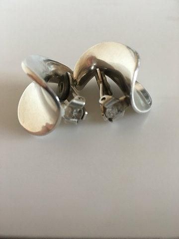 Antique SIK Earrings Sterling Silver (Silversmithy in Kolding).