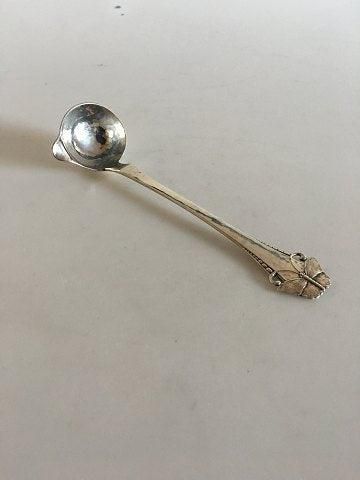 Antique Butterfly Silver Dressing Spoon / Creme Ladle