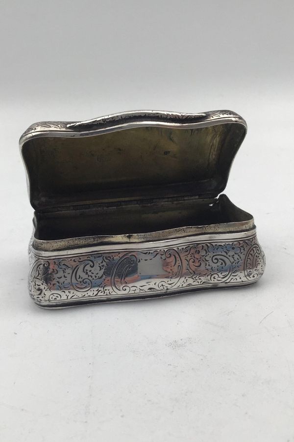 Antique Sterling? Silver Snuff Box