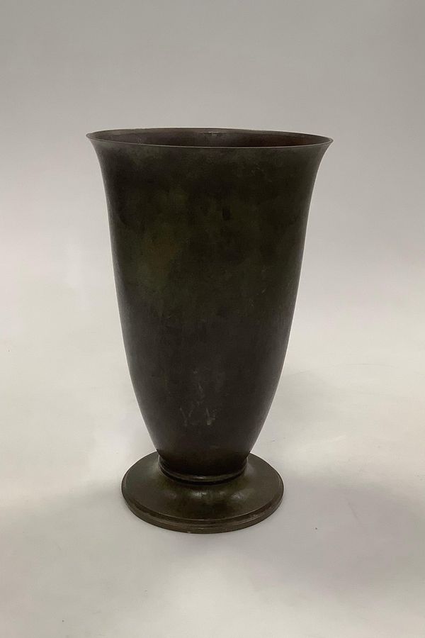 Antique Large Bronze Vase from Genuine Refractory 21cm