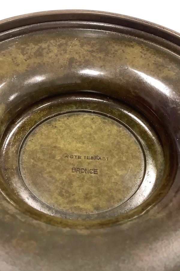 Antique Large Bronze Vase from Genuine Refractory 21cm