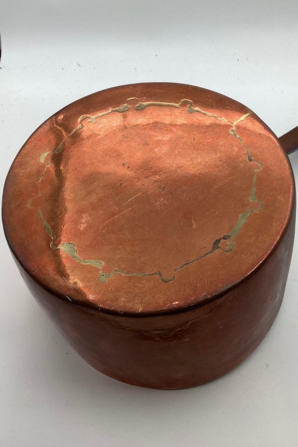 Antique Large pan in copper - Denmark in the 18th century.