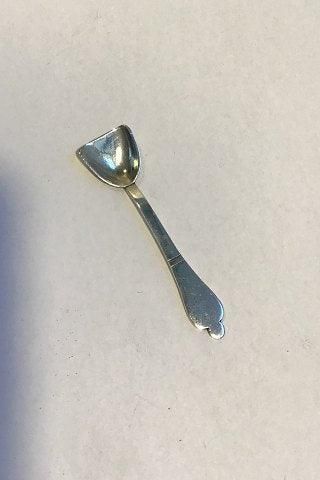 Antique Swedish Borgila Silver Salt Spoon