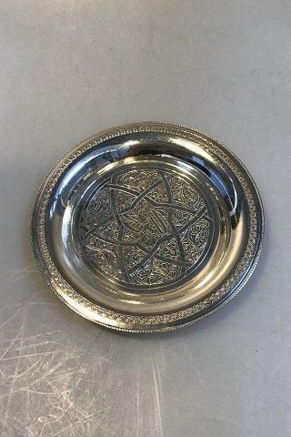 Antique Silver Dish Middle East 