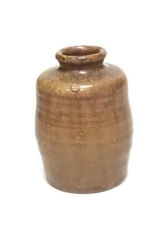 Antique Early Royal Copenhagen Stoneware Miniature Vase