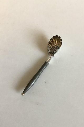 Antique Early Sugar showel in silver and bone