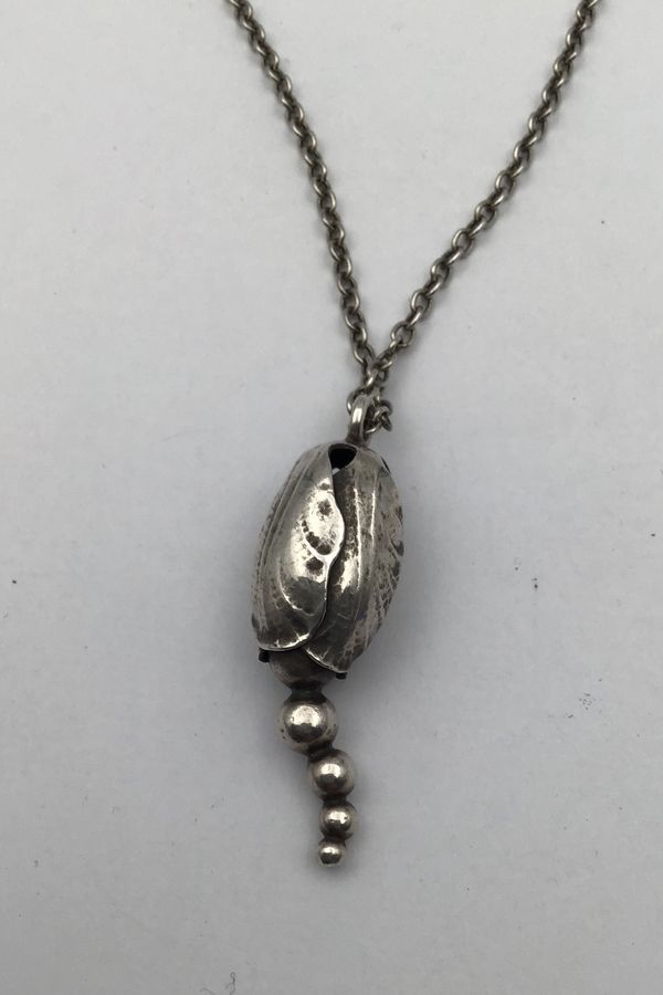 Antique Unique Sterling Silver Pendant (Georg Jensen)