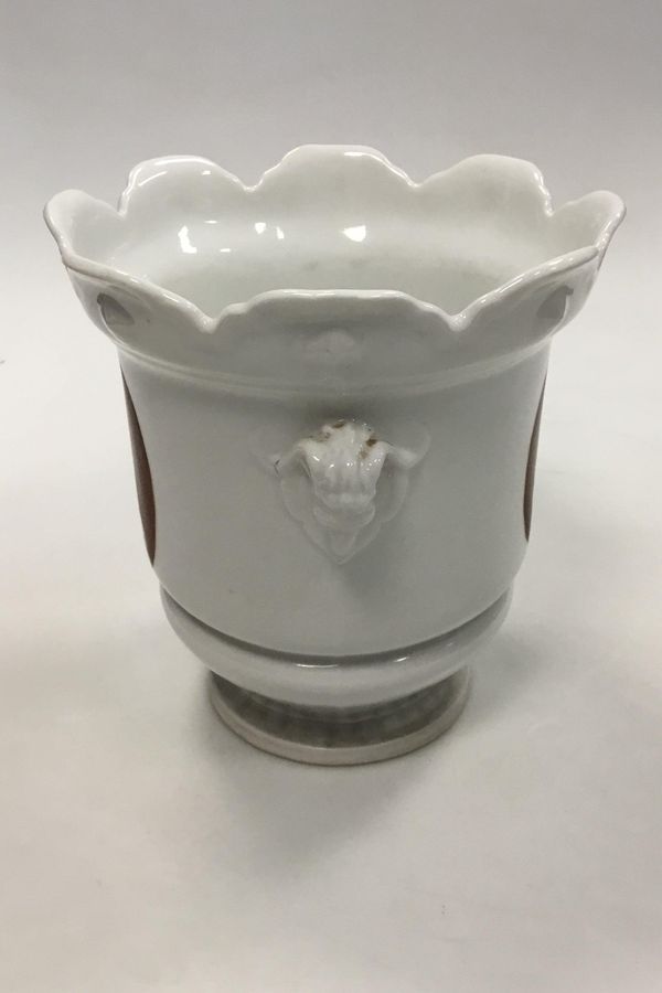 Antique White porcelain flowerpot