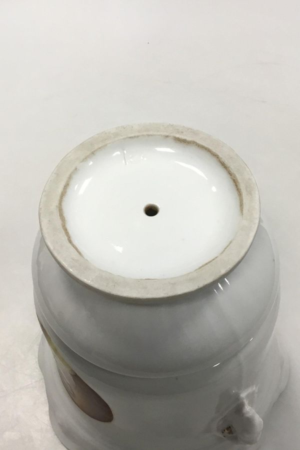 Antique White porcelain flowerpot