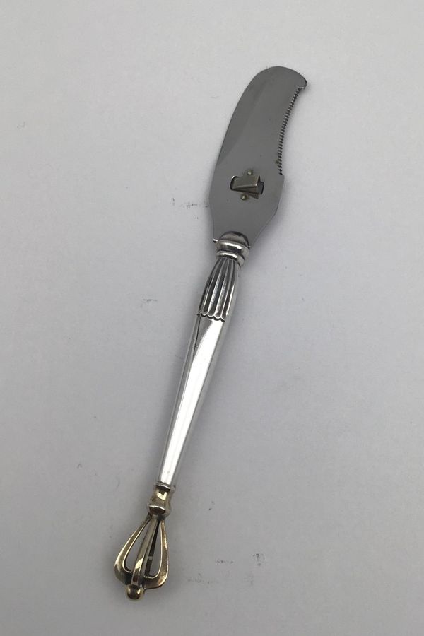 Antique W&S Sørensen Sterling Silver Krone Cocktail Knife
