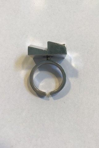 Antique W&S Sørensen Sterling Silver Ring