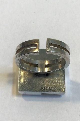 Antique W&S Sørensen Sterling Silver Ring