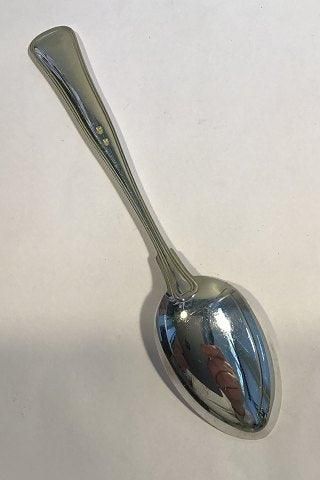 Antique W&S Sørensen Silver Dobbeltriflet Old Danish Dessert Spoon