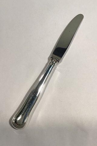 Antique W&S Sørensen Silver Dobbeltriflet Old Danish Luncheon Knife