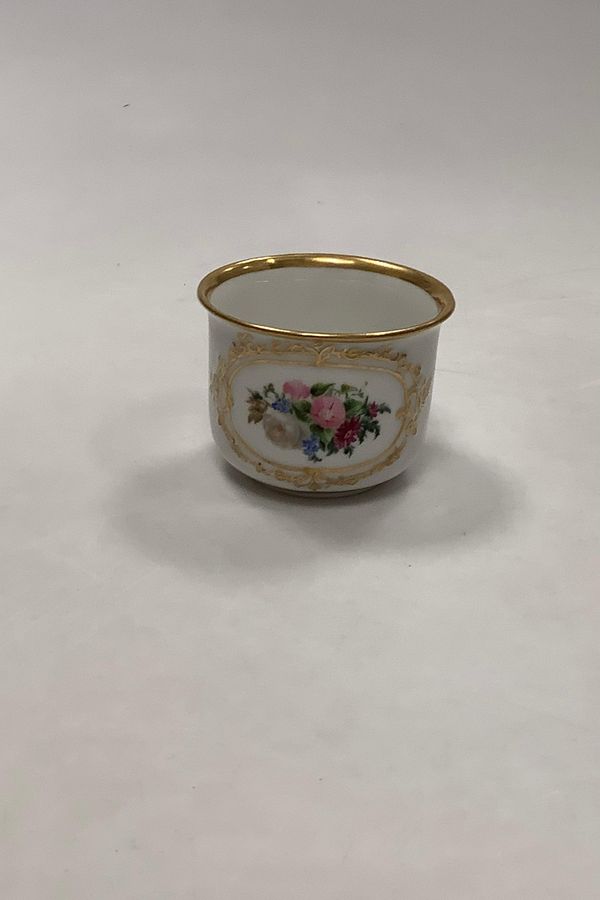 Antique Antique Royal Copenhagen Coffee Cup with Flowers Motif