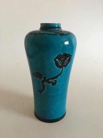 Antique Bing & Grondahl Art Nouveau Vase by Jo Ann Locher No 575