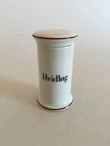 Antique Bing & Grondahl Hvidløg (Garlic) Spice Jar No 497 from the Apothecary Collection
