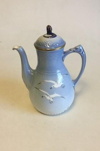 Antique Bing & Grondahl Seagull with Gold Coffee Pot No 91 A