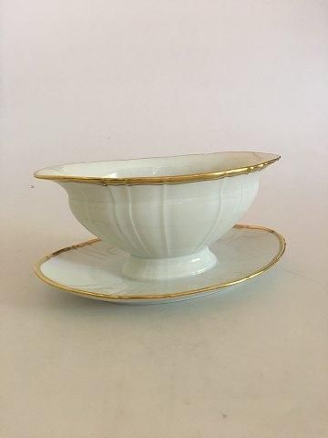 Antique Bing & Grondahl Offenbach Gravy Boat with attached under plate No 8/311