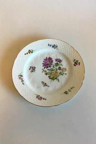 Antique Bing & Grondahl Saxon Flower, Handpainted Dinner Plate