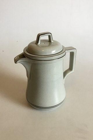 Antique Bing & Grondahl Stoneware Columbia Coffee Pot No 442