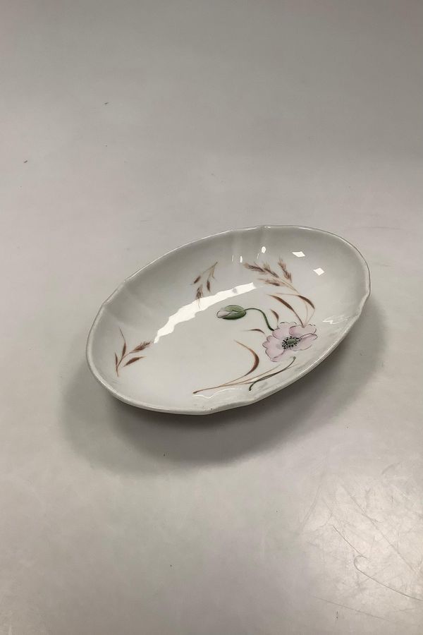 Antique Bing and Grondahl Art Nouveau Poppy Set oval bowl