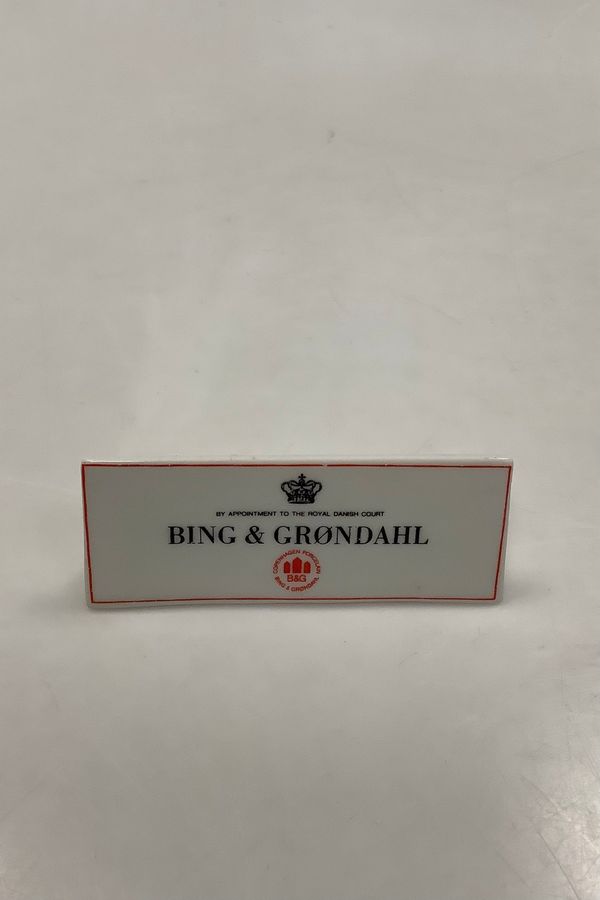 Antique Bing and Grondahl Dealer Sign