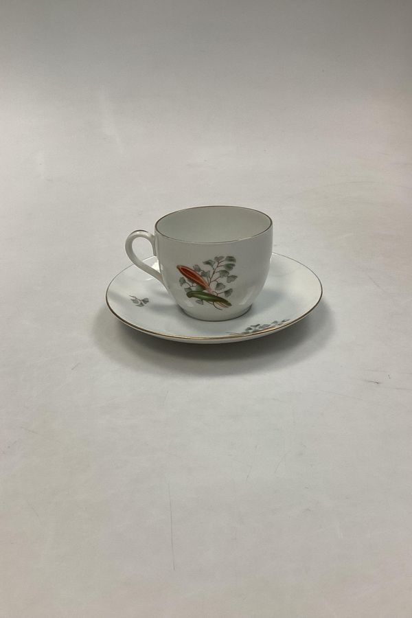 Antique Bing and Grondahl Fruesko Coffee Cup and Saucer No. 102