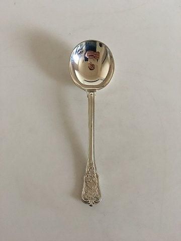 Antique Anton Michelsen Rosenborg Silver Soup Spoon