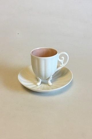 Antique Bing & Grondahl Art Nouveau Mocha cup with saucer