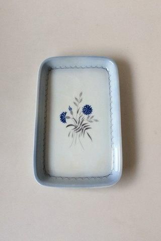 Antique Bing & Grøndahl Demeter / Blue Cornflower Rectangular Dish No 96