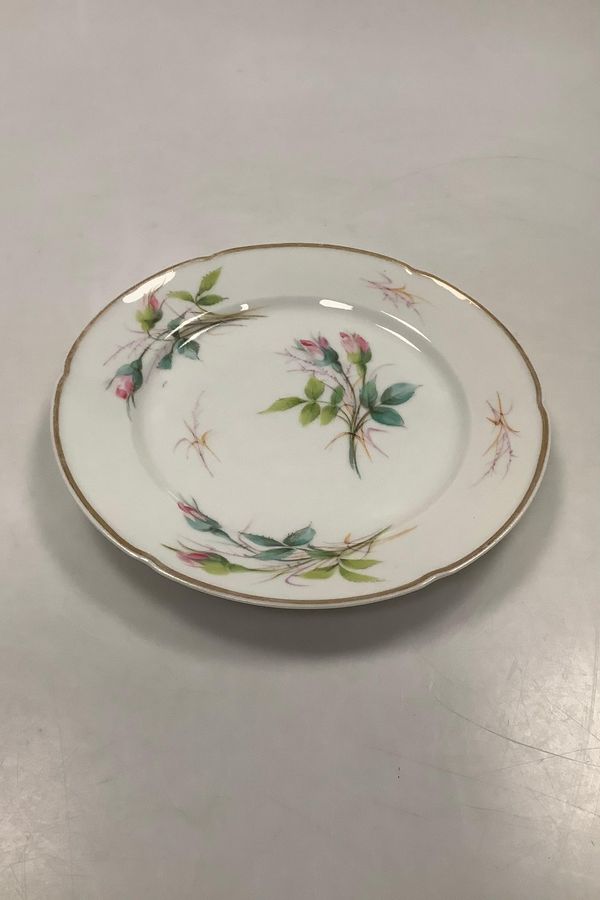 Antique Bing and Grondahl Antique Rose Pattern Lunch Plate