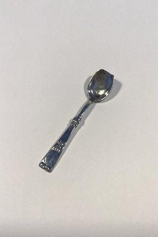 Antique Danish Silver Salt Shovel