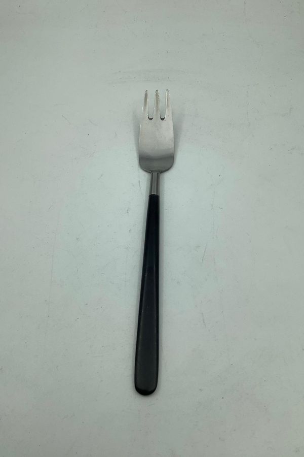 Antique Erik Herloew Steel Cutlery with Plastic Handle Contrast Lunch Fork