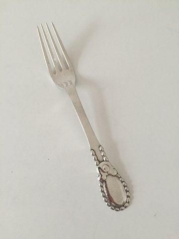 Antique Evald Nielsen Silver Dinner Fork No 13