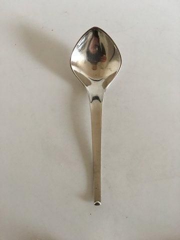 Antique Hans Hansen Linje Sterling Silver Serving Spoon