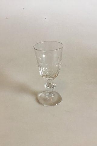 Antique Holmegaard Danish glass Christian VIII Schnapps Glass