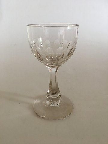 Antique Holmegaard Derby Claret Glass 14 cm H.